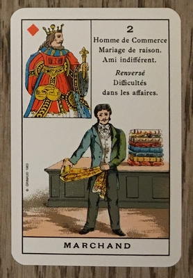 The Petit Cartomancien Divination of bonne adventure Cards from
