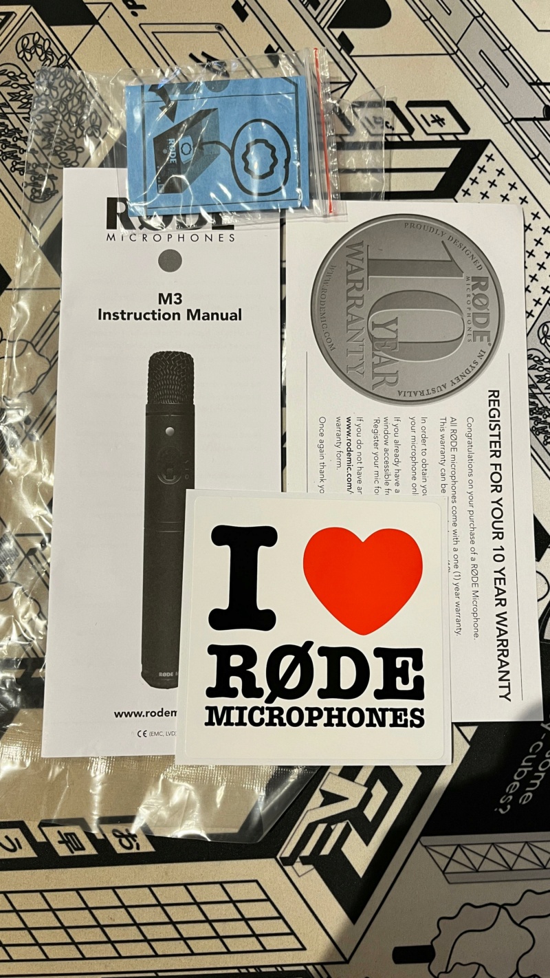 Microfone Condensador RODE M3 Microf14