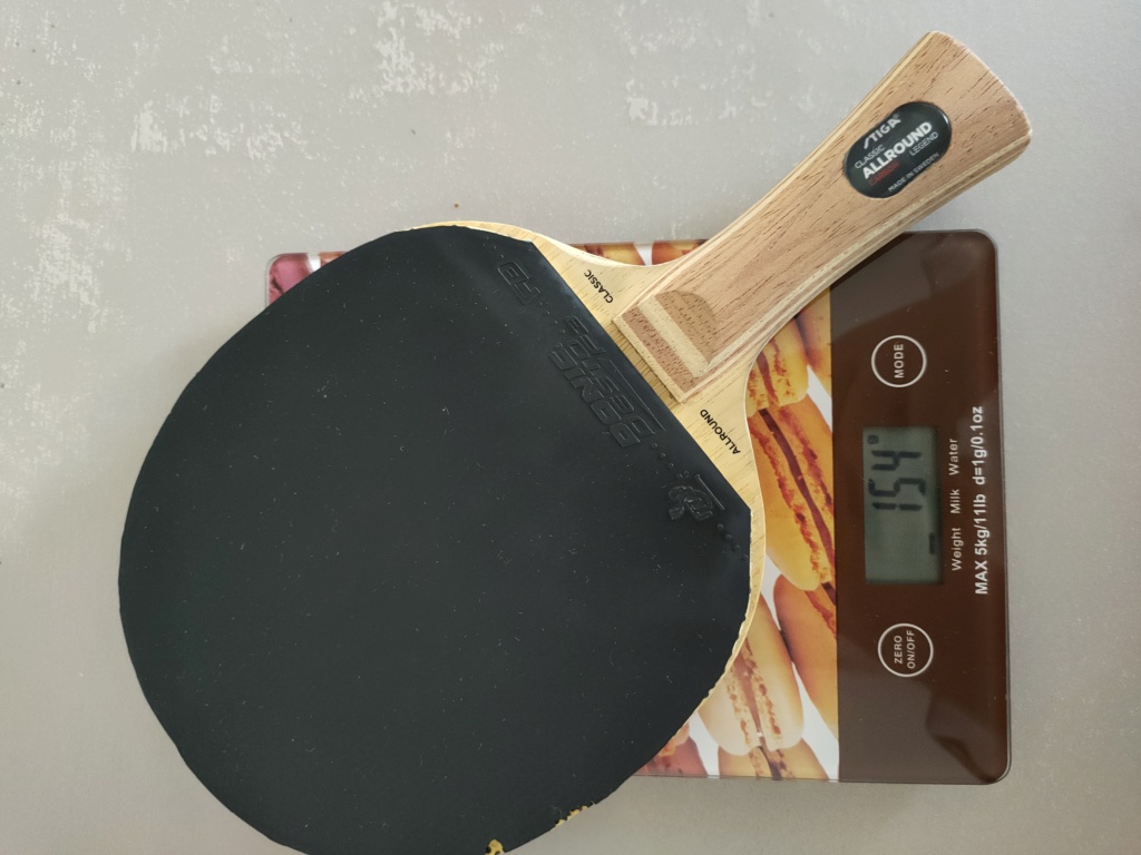Raquette Stiga Classic Allround Carbon + Donic Desto F3 Img20221