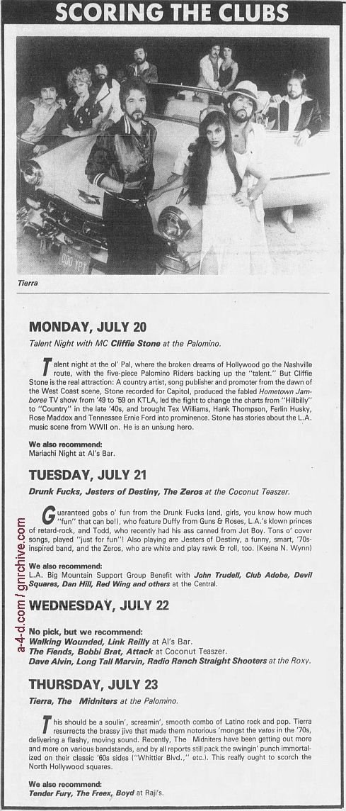 1987.07.17 - L.A. Weekly - Scoring The Clubs (Drunk Fux Show) 1987_030