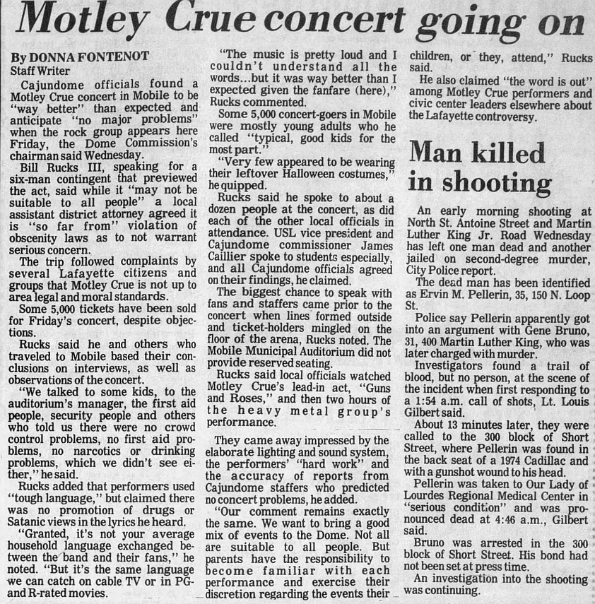 1987.11.06 - Cajun Dome, Lafayette, USA 1987_114