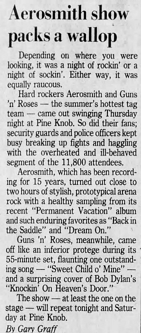 1988.08.11 - Pine Knob Music Theatre, Clarkston, USA 1988_040