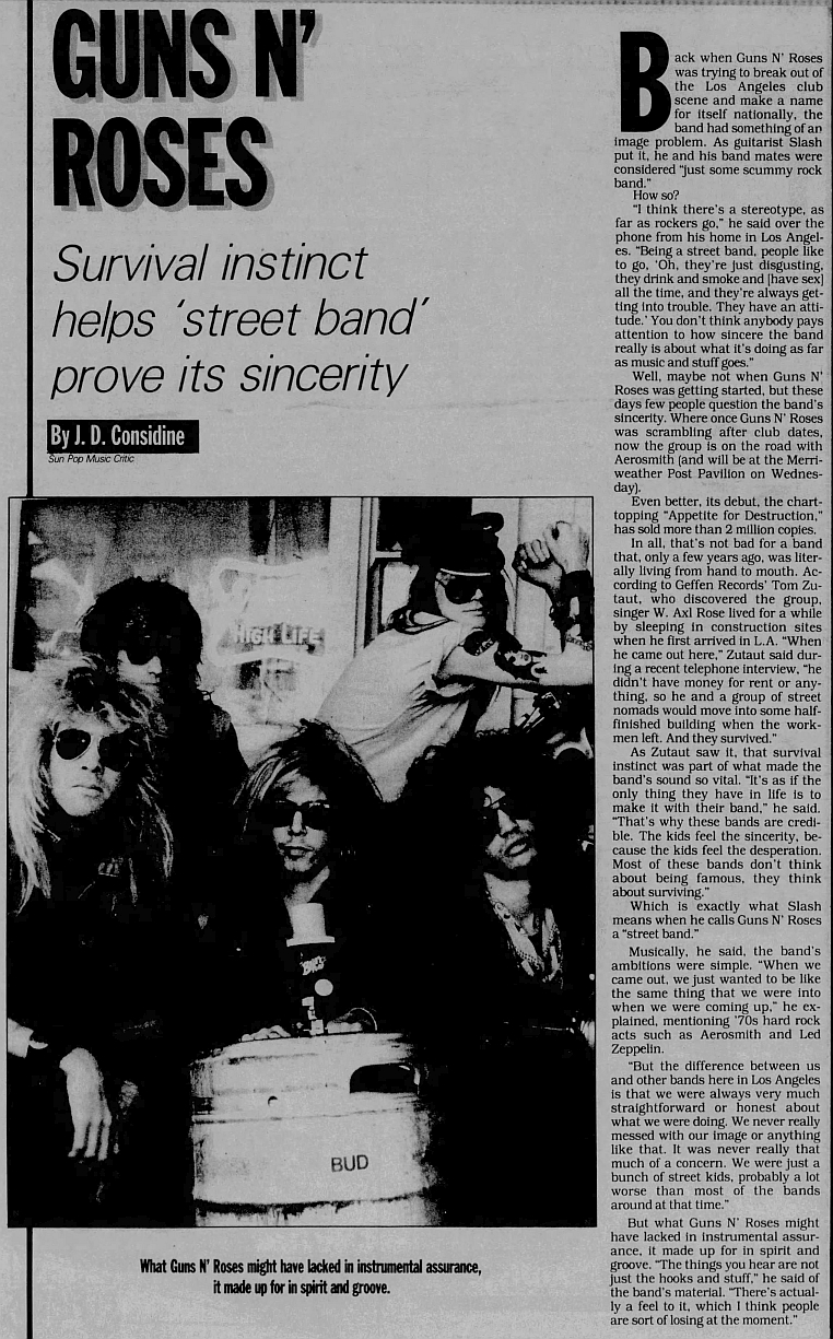 1988.08.12 - The Baltimore Sun - Guns N' Roses (Slash) 1988_058