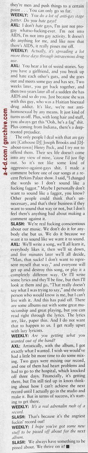 1988.06.10 - L.A. Weekly - Bad Boys, Great Noize (Axl, Slash, Duff) 1988_088