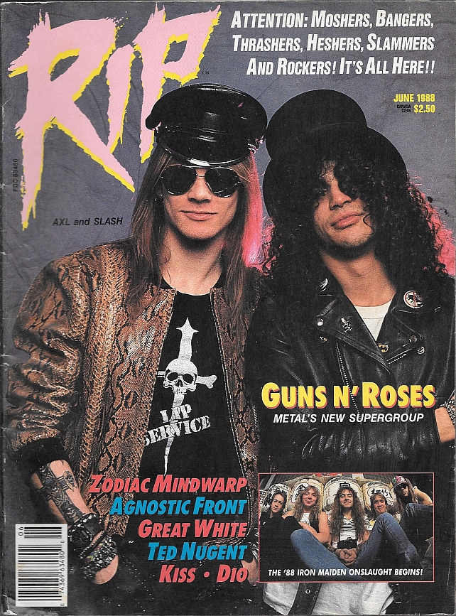 1988.06.DD - RIP Magazine - Guns N' Roses On The Stairway To Rock Heaven (Axl, Slash, Izzy, Duff) 1988_103