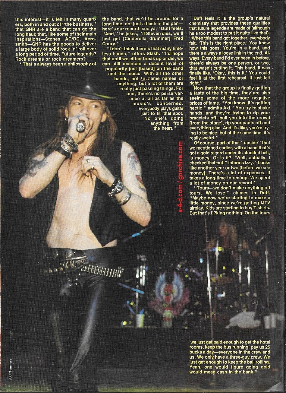 1988.06.DD - RIP Magazine - Guns N' Roses On The Stairway To Rock Heaven (Axl, Slash, Izzy, Duff) 1988_106