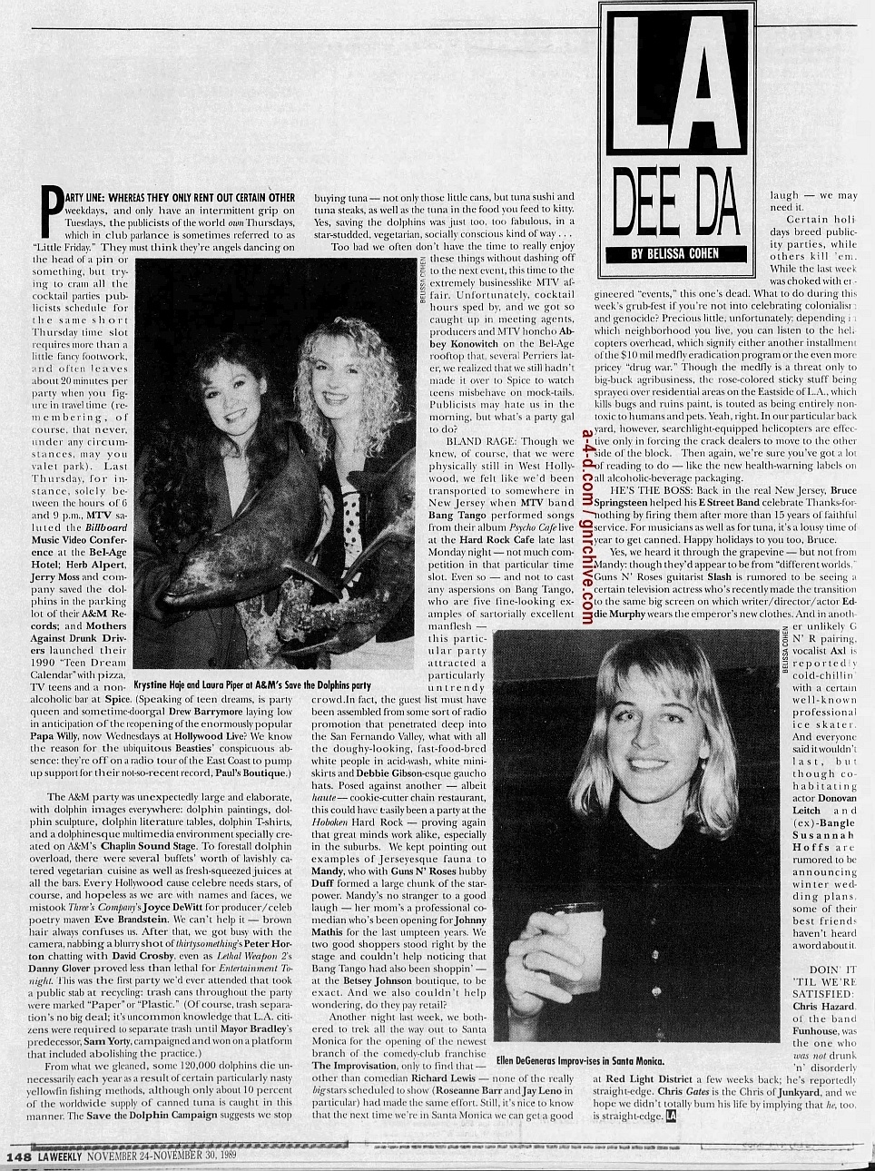 1989.11.24 - L.A. Weekly - L.A. Dee Da (Axl, Slash, Duff) 1989_113