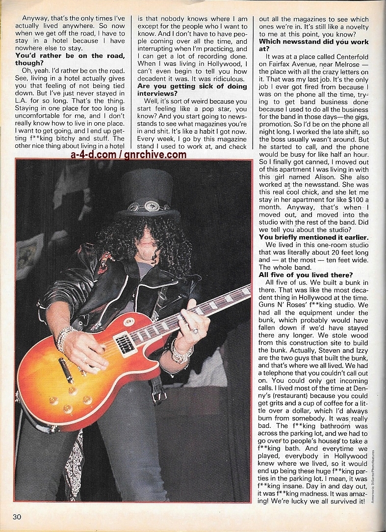 1989.10.DD - Creem Close-Up Metal - Guns N' Roses: An intimate chat with Slash 1989_122