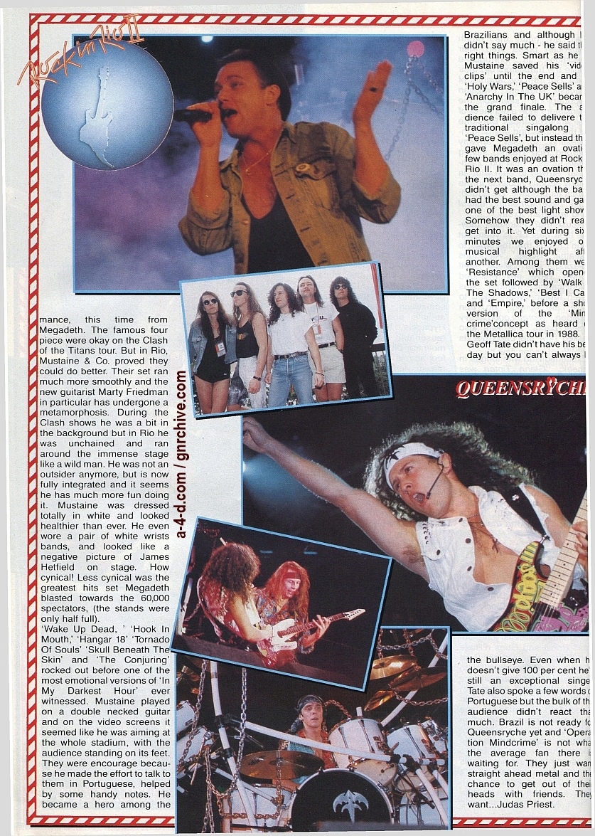 1991.02.25 - Metal Hammer - Rock In Rio II: Priest N' Guns On Top In Brazil 1991-024