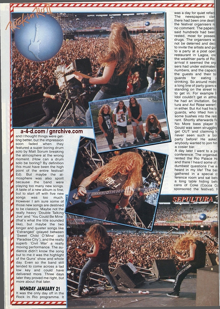 1991.02.25 - Metal Hammer - Rock In Rio II: Priest N' Guns On Top In Brazil 1991-026