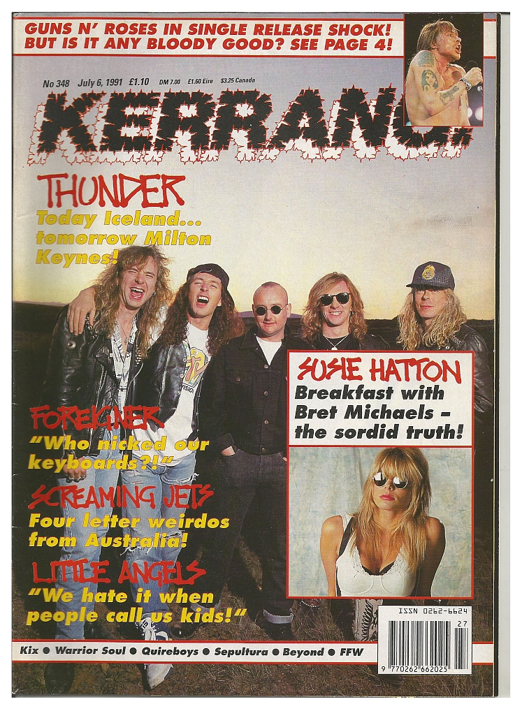 1991.07.20 - Kerrang - Singlez/GN'R latest news update: no 'Illusion' 'til September? 1991_020