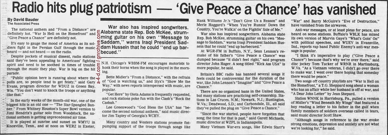 1991.01.12 - The New York Times - Lennon's Son Expands a Song of Peace (Duff) 1991_025