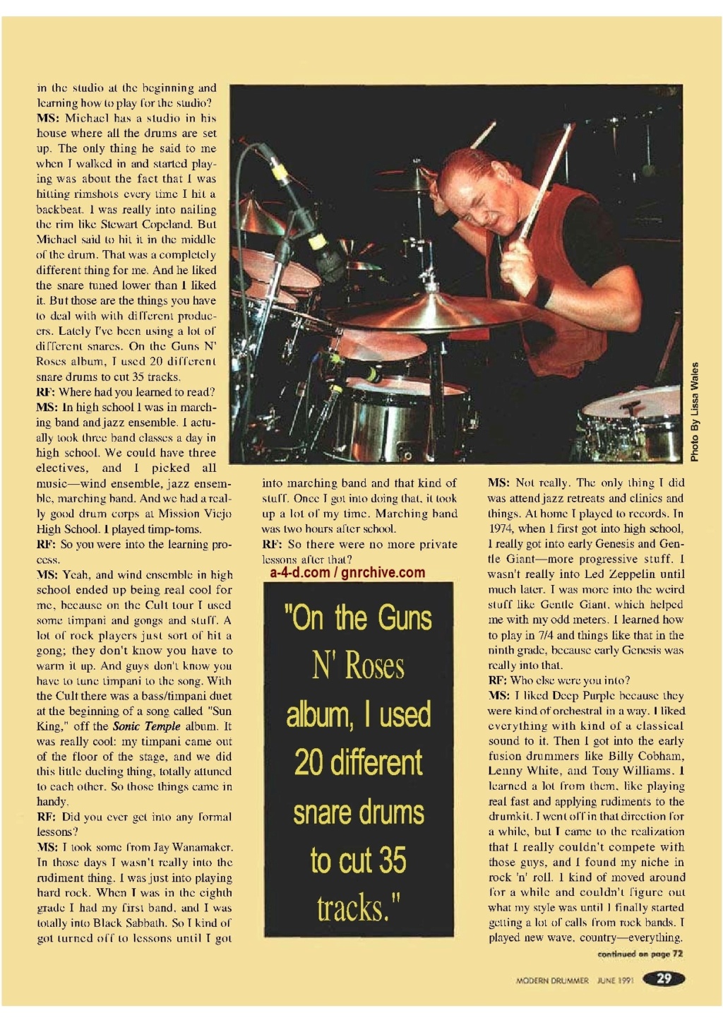 1991.06.DD - Modern Drummer - Matt Sorum: Guns N' Roses' New Stickman 1991_039