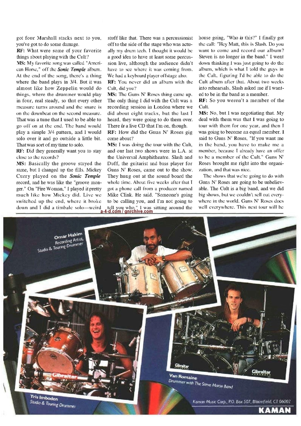 1991.06.DD - Modern Drummer - Matt Sorum: Guns N' Roses' New Stickman 1991_041