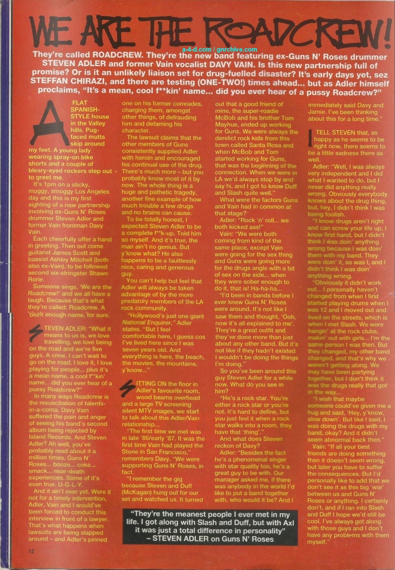 1991.11.09 - Kerrang! - We Are The Roadcrew! (Steven) 1991_133