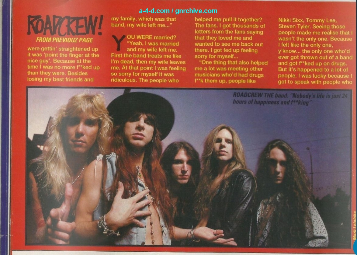 1991.11.09 - Kerrang! - We Are The Roadcrew! (Steven) 1991_134