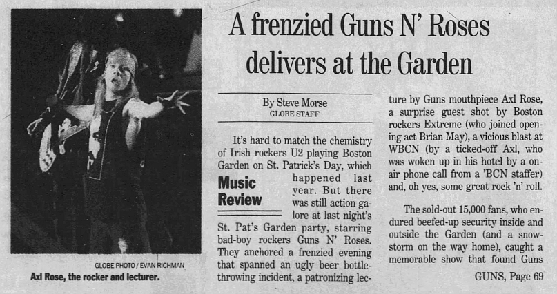 1993.03.17 - Boston Garden, Boston, USA
