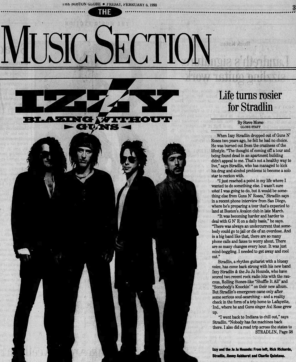 1993.02.05 - The Boston Globe - Izzy Blazing Without Guns 1993_092