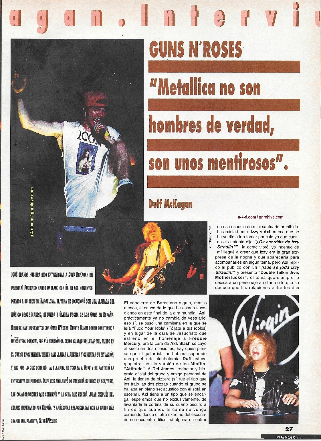 1993.09.DD - Popular 1 - "Metallica are not honest guys. They're liars."  (Duff) 1993_157