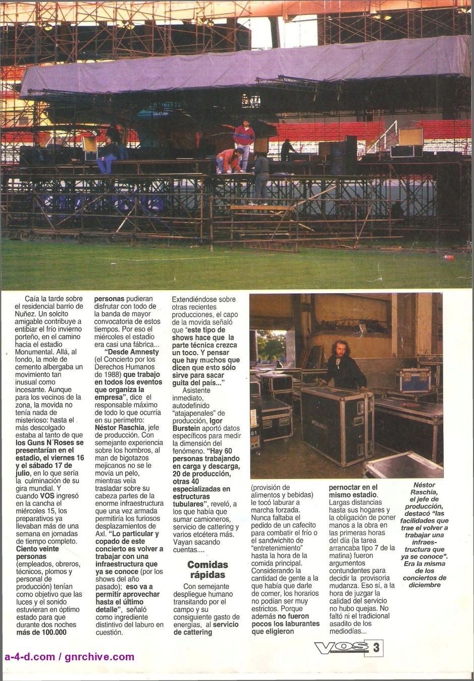 1993.07.21 - Vos En Todas Magazine - Guns N' Roses In Argentina 1993_m11