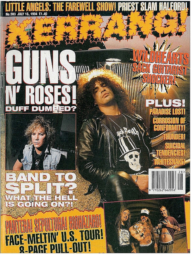 1994.07.16 - Kerrang - Duff Fired? Guns To Split? (Slash) 1994_028