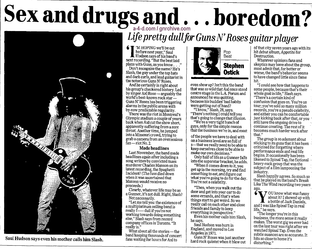 1994.01.29 - Winnipeg Free Press - Sex and drugs and... boredom? (Slash) 1994_035