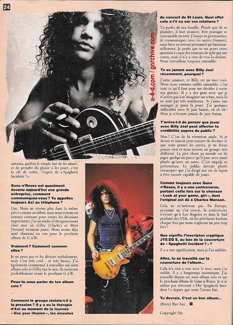 1994.07.DD - Guitarist (France) - Two Shots Of Guns (Slash) 1994_079