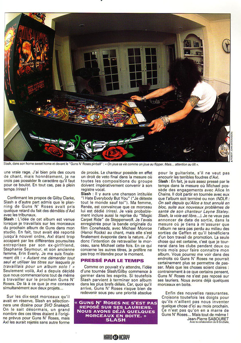 1994.09.DD - Hard N' Heavy Magazine (France) - The Gunslingers (Gilby, Slash) 1994_m13