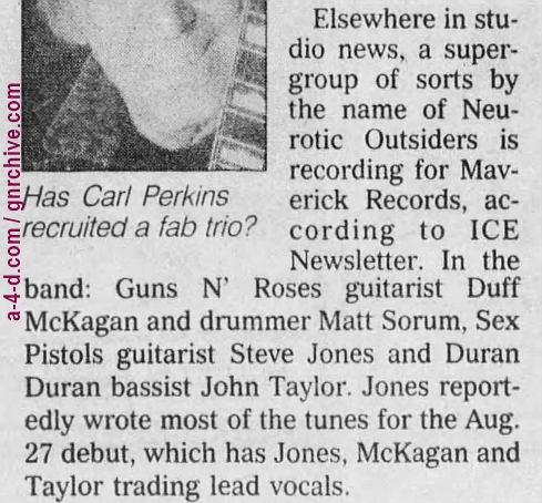 1996.07.06 - The Courier Journal - Short Notice (Neurotic Outsiders) 1996_019