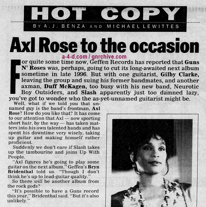 1996.07.11 - New York Daily News - Axl Rose to the occasion 1996_020