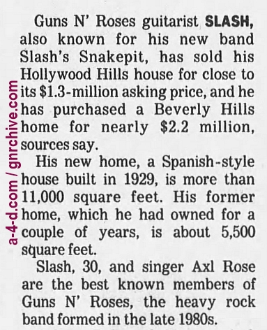 1996.08.25 - Los Angeles Times - Hot Property (Slash) 1996_026