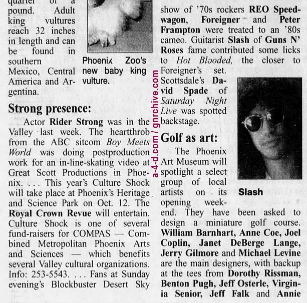 1996.08.27 - Arizona Republic - Short Notice (Slash) 1996_027