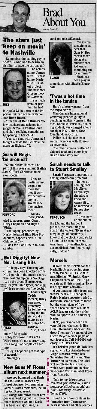 1996.11.22 - Daily Press - Guns 'R' Back 1996_118