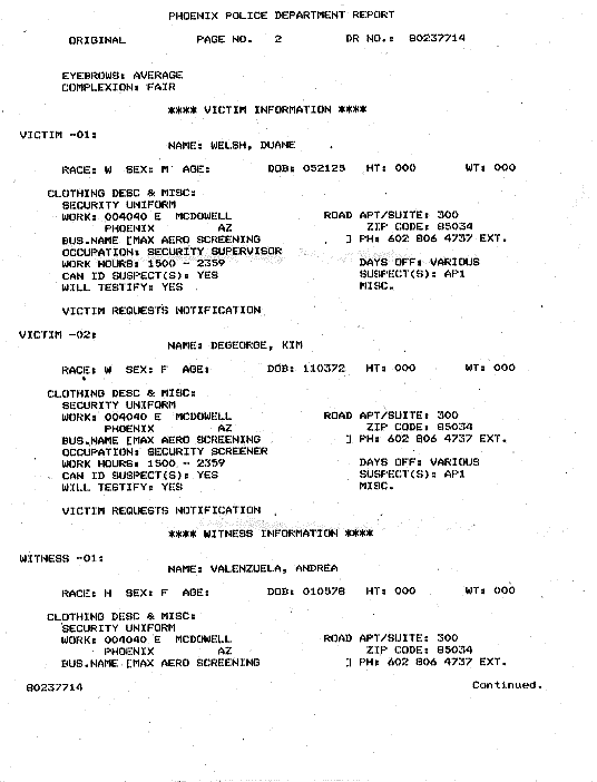 1998.02.10 - Phoenix Police Report on Axl's arrest 1998_011