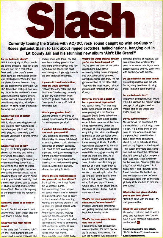 2000.MM.DD - Rock Sound Magazine - Interview with Slash 2000_m10
