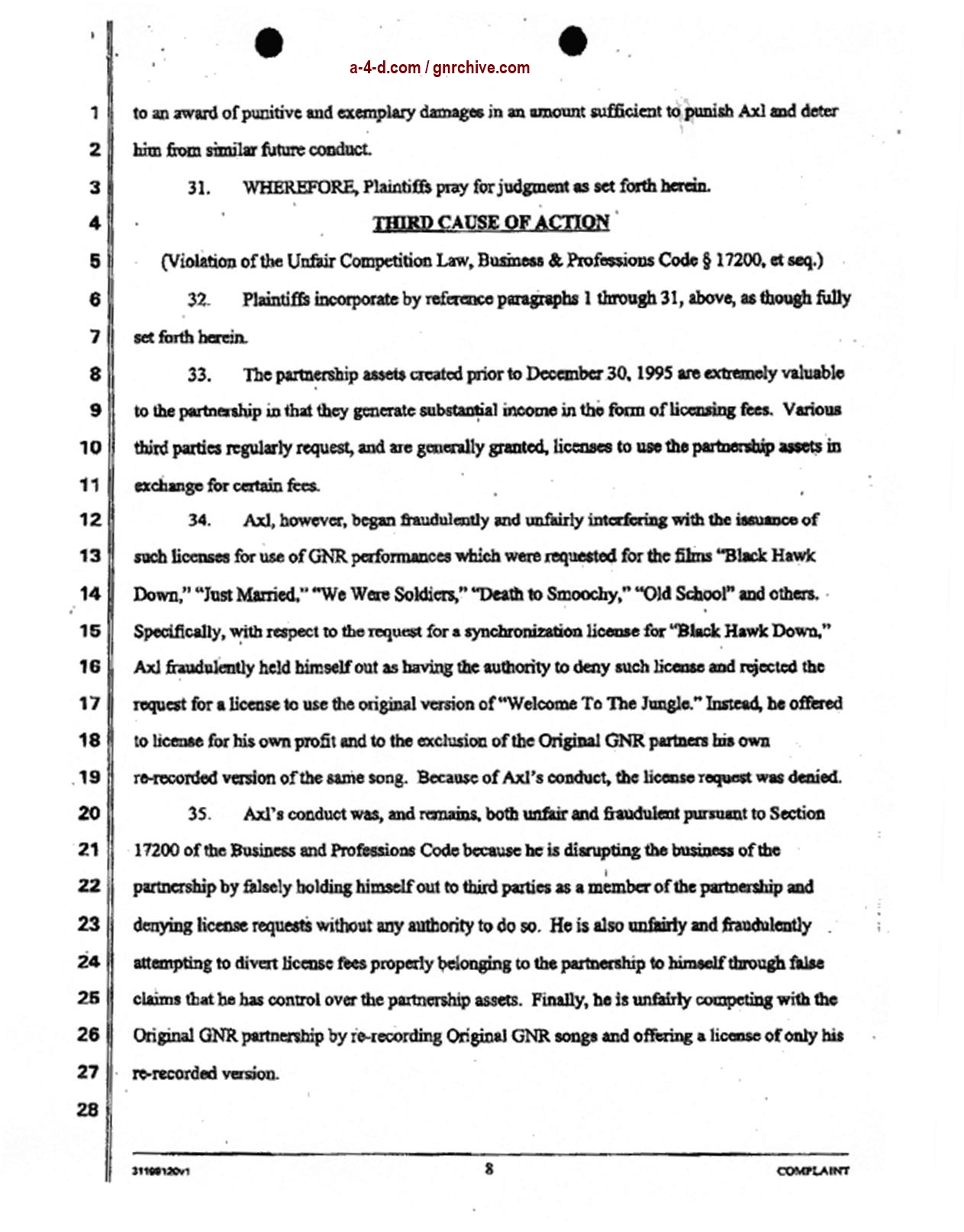 2004.04.29 - Slash & Duff Vs. Axl Lawsuit Document 2004_044