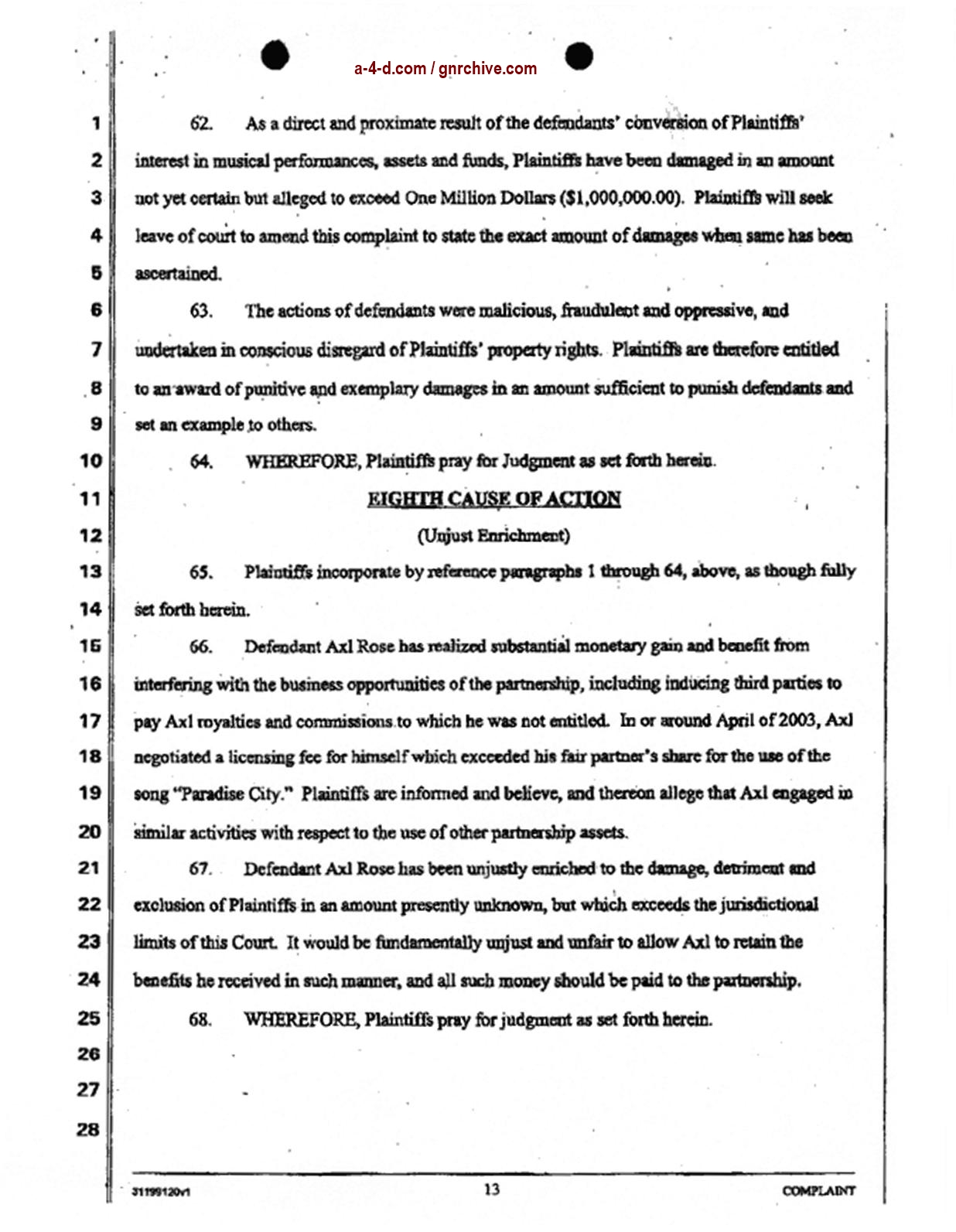 2004.04.29 - Slash & Duff Vs. Axl Lawsuit Document 2004_050