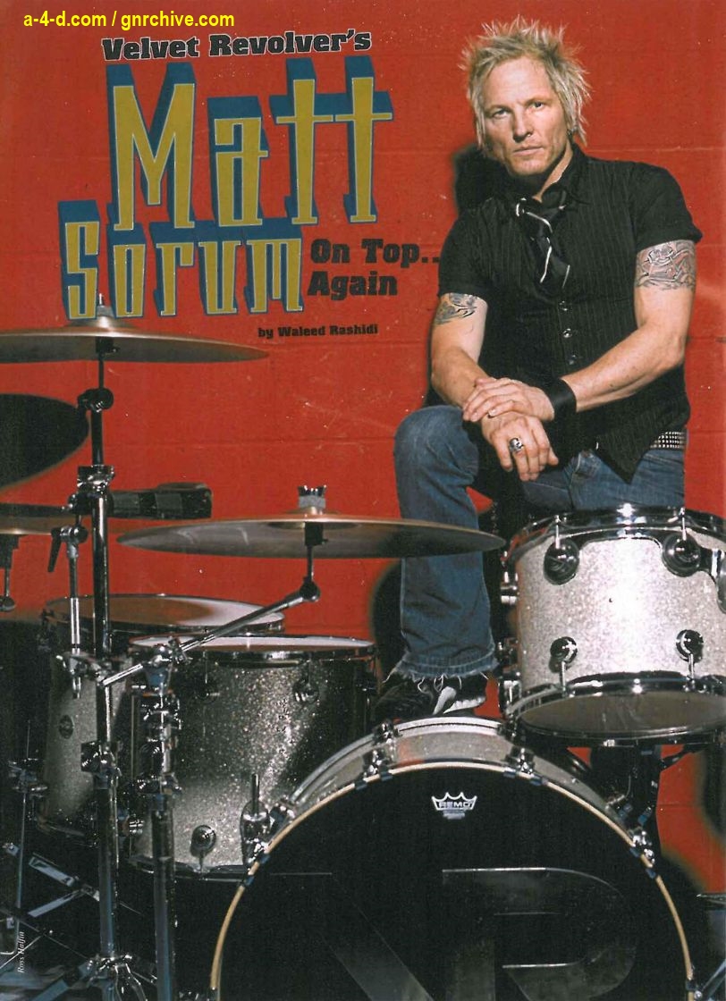 2005.02.DD - Modern Drummer - Matt Sorum: On Top... Again (Matt, Slash) 2005_011