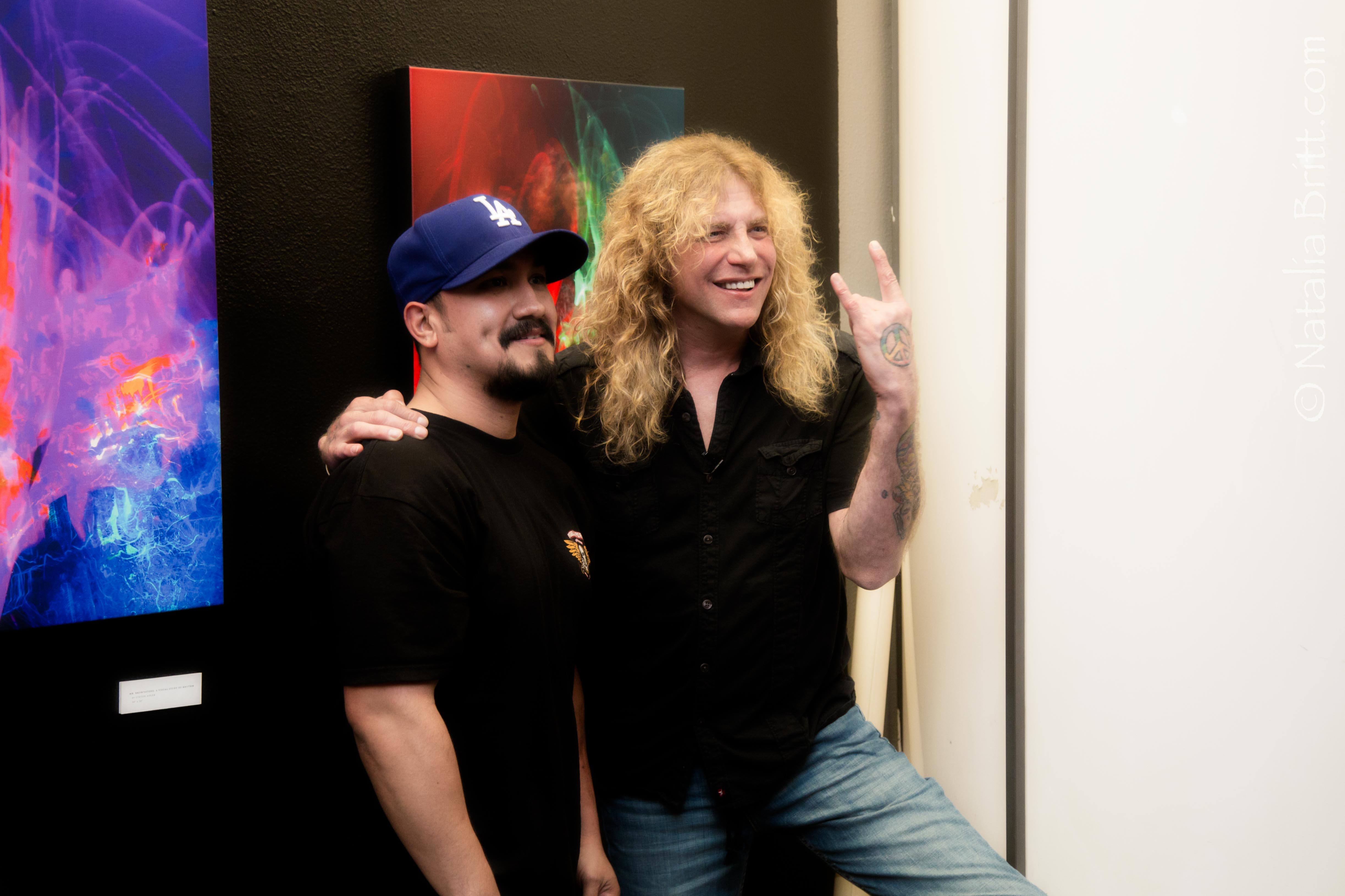 2015.04.19 - California Rock News - Steven Adler Debuts Fine Artwork Collection at Forgotten Saints L.A. Img_3411