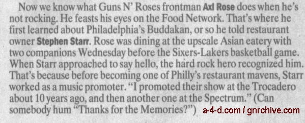 1991.06.13 - Philadelphia Spectrum, Philadelphia, USA Notes-14