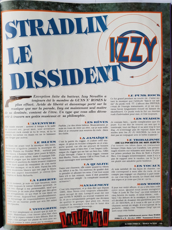 1993.02.DD - Hard Force (France) - Izzy Stradlin: The Dissident P631010