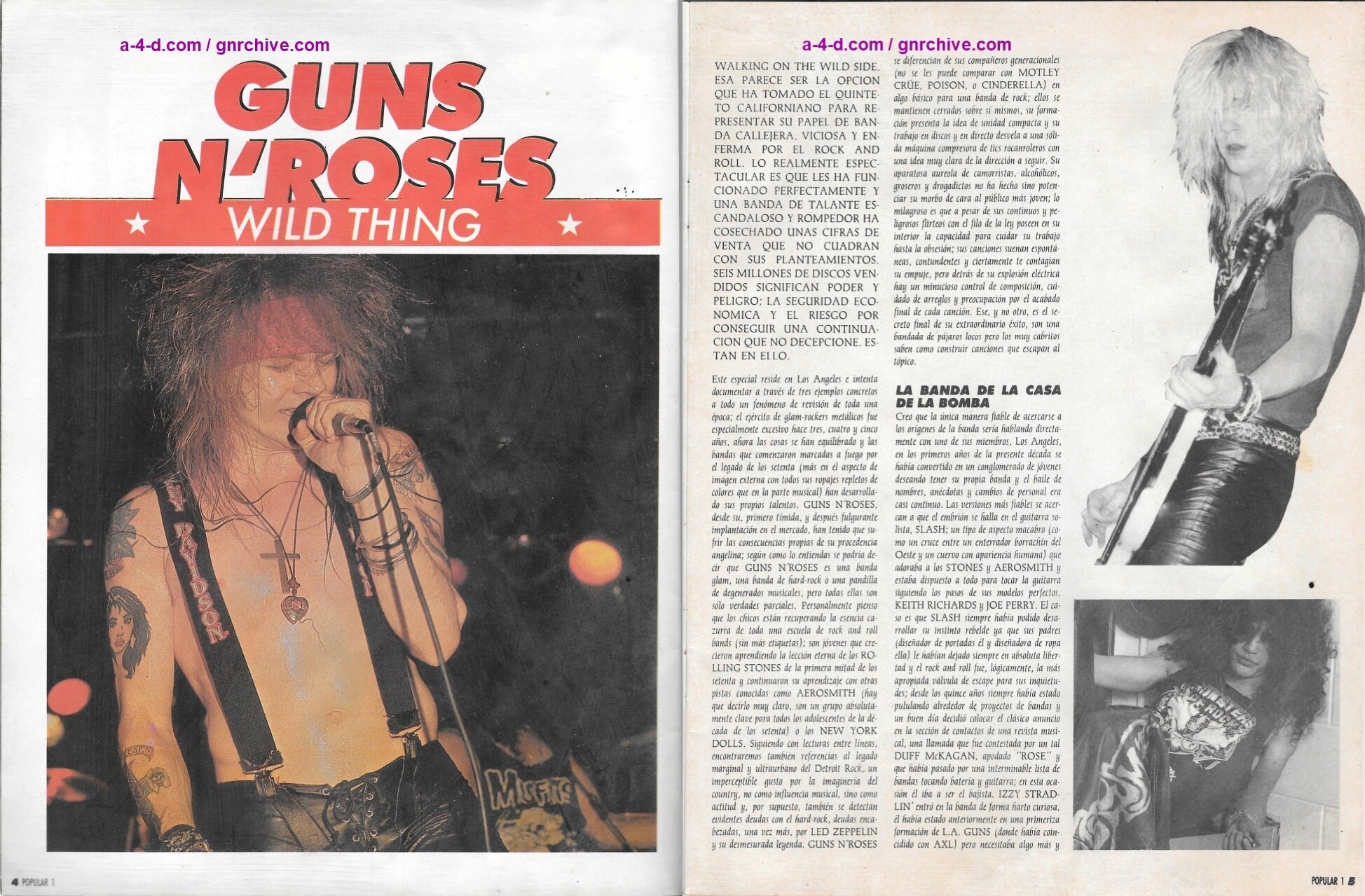 1989.04.DD - Popular 1 Especial - Guns N' Roses: Wild Thing Popula12
