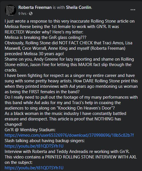 2020.06.10 - Rolling Stone - Welcome to the Jungle: How Melissa Reese Broke the Guns N’ Roses Glass Ceiling Robert10