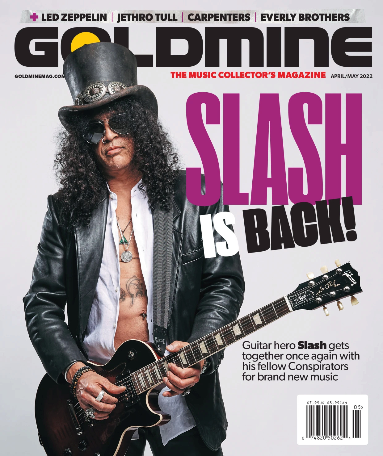 2022.04.DD - Goldmine Magazine - Slash On Being Raised With Rock Royalty, Latest Conspirators, Never Owning 'Appetite' LP Slash_23