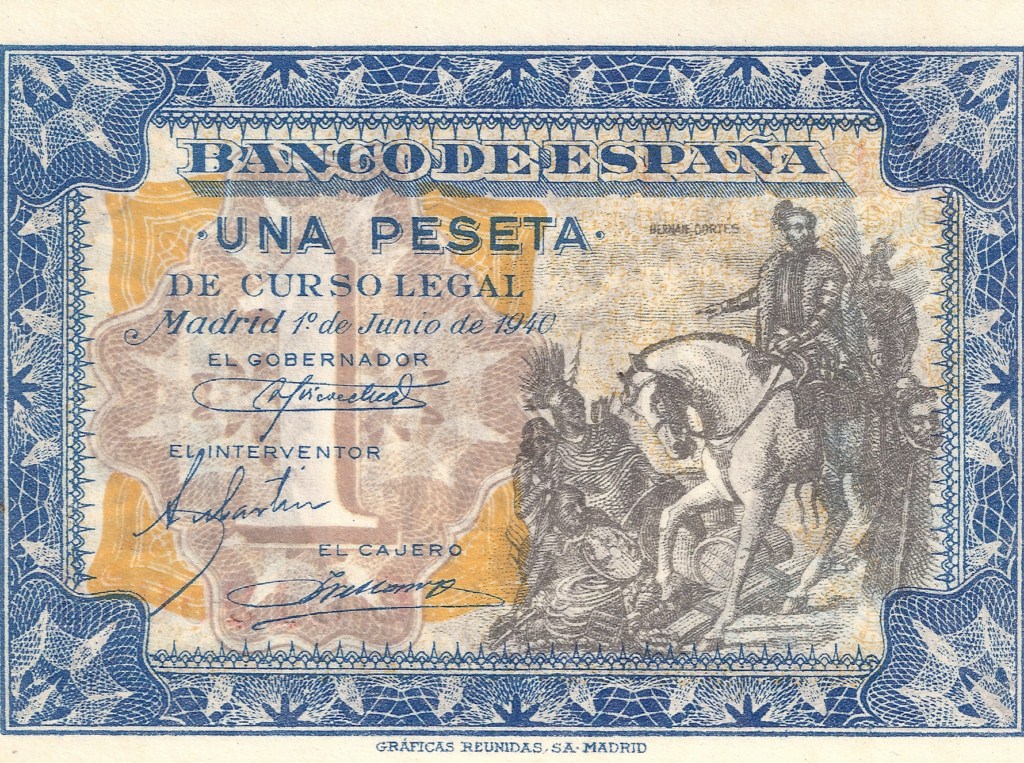 1 Peseta 1 de Junio  1940 - Serie Consecutiva 1_pese17