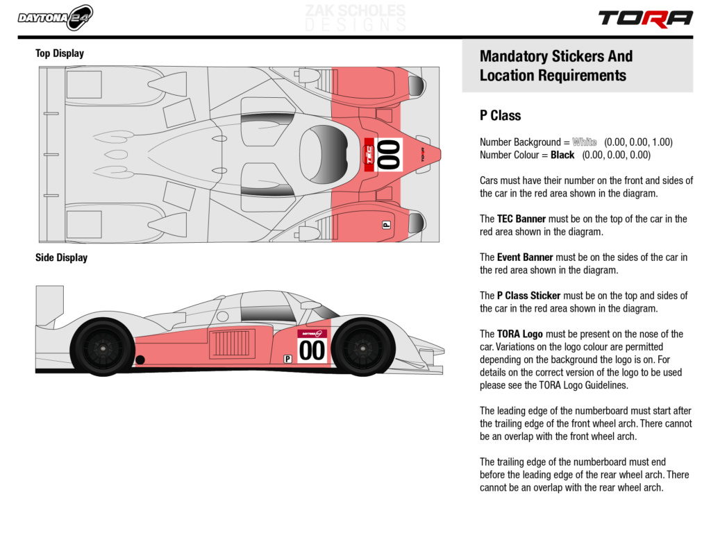 TEC R1 24 Hours of Daytona - Livery & Decal Rules 2021_l25