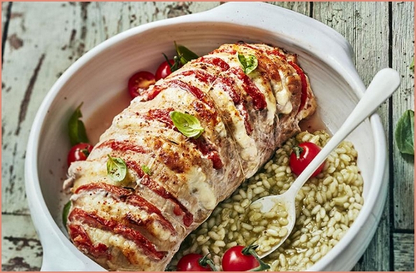 Orloff de veau et risotto d'oseille Orloff10