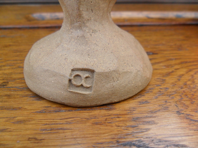 Unusual pottery figure, makers OC mark. Any ideas? Sam_5166
