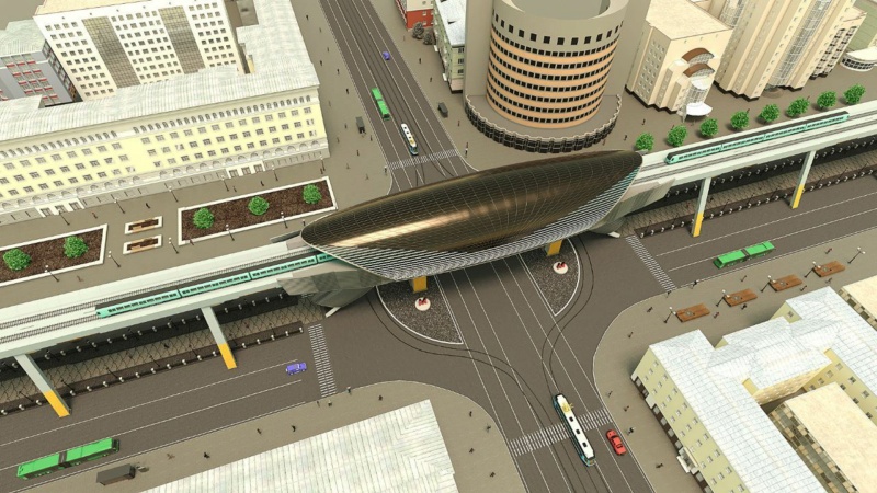 Дизайнер из Екатеринбурга Петр Шмидт показал, как могла бы выглядеть новая ветка метро в городе. Photo204
