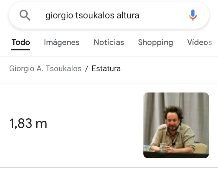 ¿Cuánto mide Giorgio A. Tsoukalos? - Altura - Real height 20211376